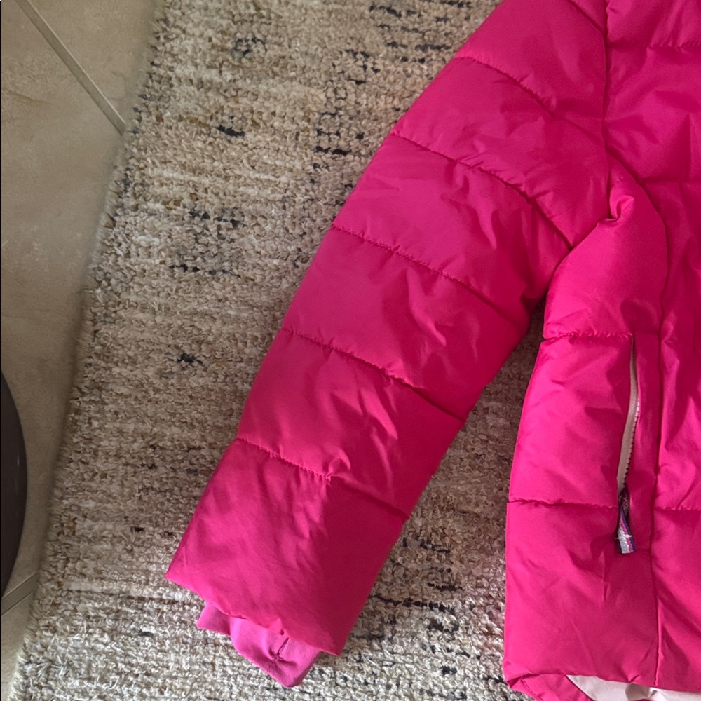 Amazon Essentials Hot Pink Girls Winter Coat size M - Picture 4 of 10